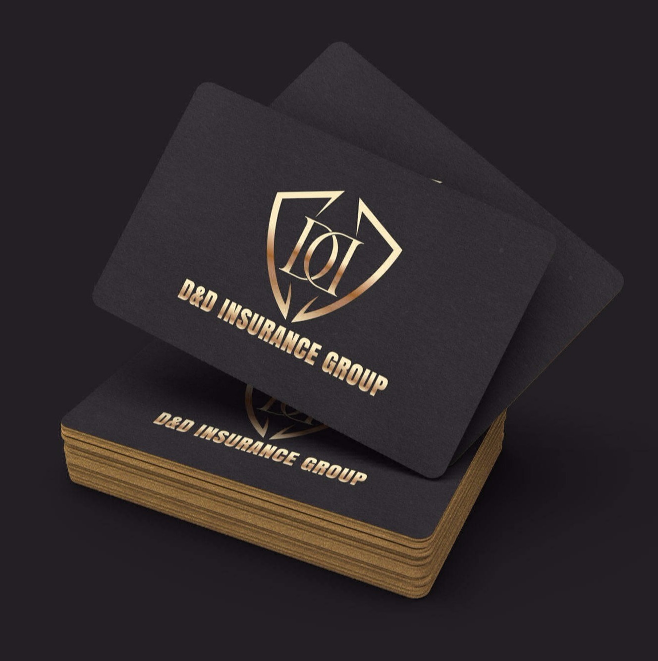 Modern minimalistic insurance company logo design